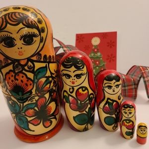 Russian dolls 5 sizes